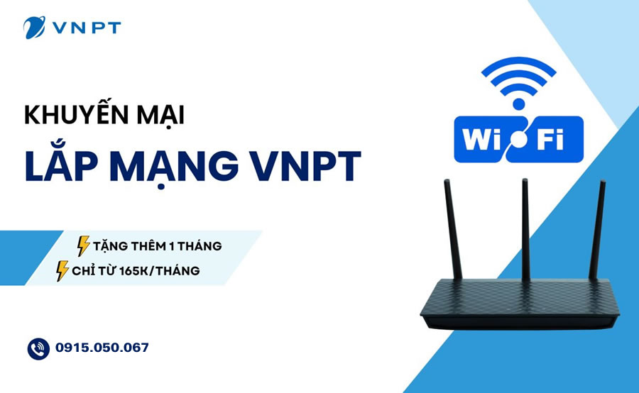 Lắp đặt Internet wifi cáp quang VNPT Vinaphone Vinh Nghệ An